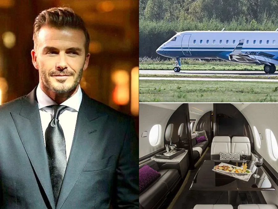 A Glimpse Inside David Beckham's Iconic Flying Chariot