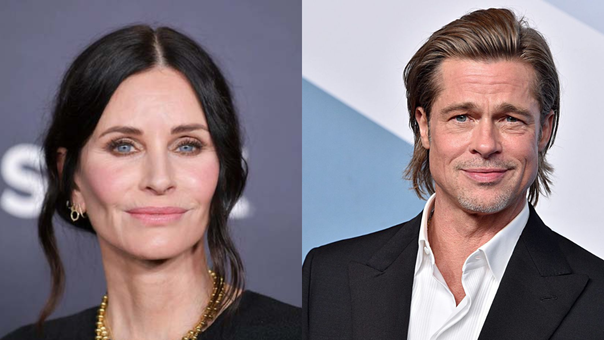 Brad Pitt and Courteney Cox Reunite Nearly 23 Years After His Iconic