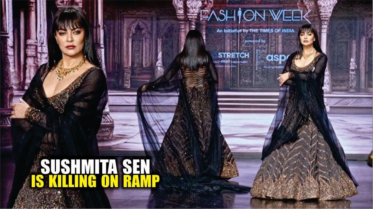 Sushmita Sen Ramp Walk at Bombay times Fashion Week 2025 | Bombay times ...