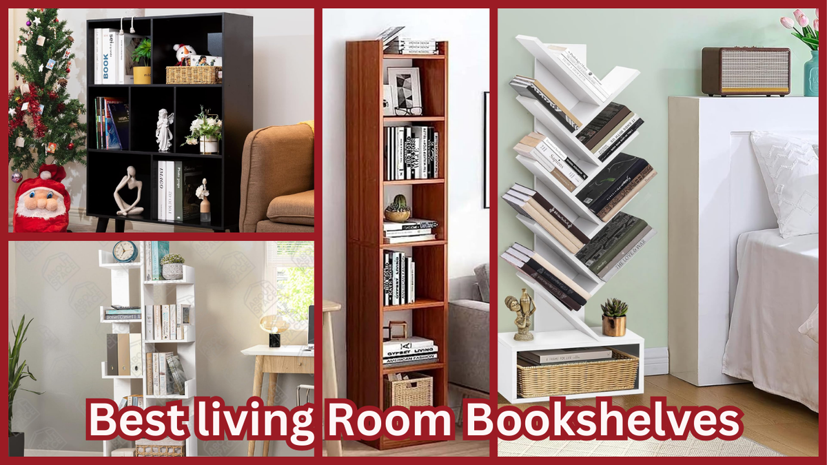 Best living room bookshelves से किताबों को करें ऑर्गेनाइज्ड, घर को दे मॉडर्न और क्लासी लुक