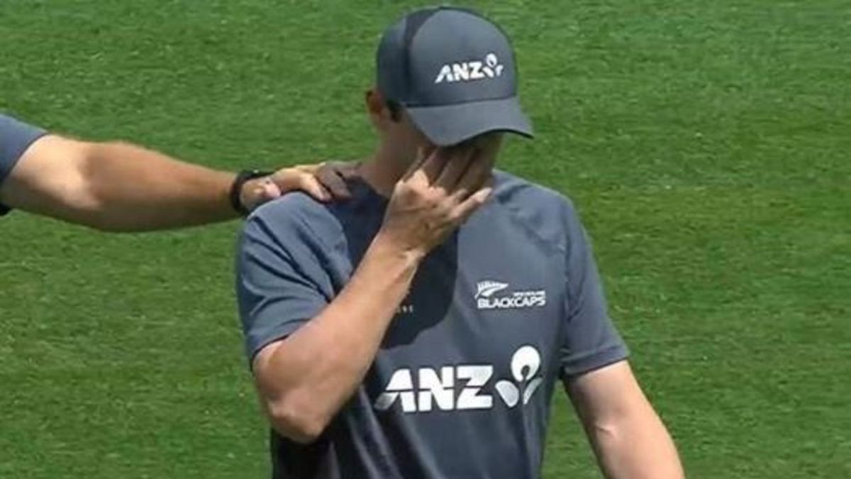 Ind vs nz:  भारत-न्यूजीलैंड फाइनल मैच खेलने को नहीं मिला तो रोने लगा कीवी गेंदबाज, video हुआ वायरल