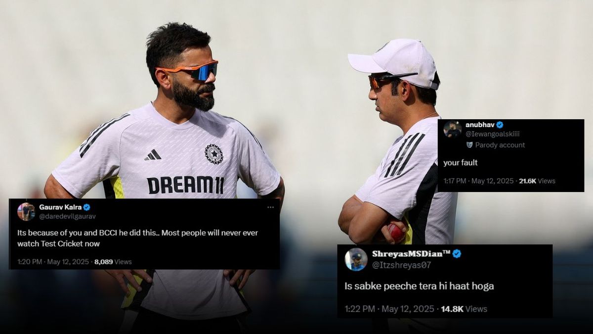 Sport : Virat Kohli: 'कोहली के रिटायरमेंट के पीछे तेरा ही हाथ होगा', गौतम गंभीर पर फूट पड़ा फैंस का गुस्सा, लगाए आरोप #INA