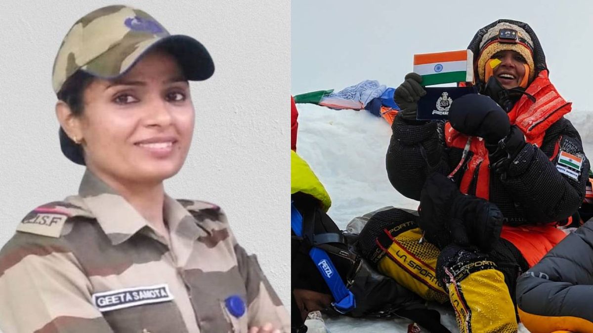 Cisf की si गीता ने रचा इतिहास, माउंट एवरेस्‍ट पर फहराया तिरंगा, बढ़ाया भारत का मान