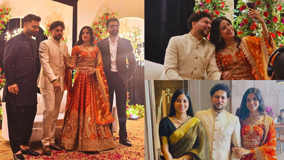 Sport : Kuldeep Yadav Wedding: कुलदीप-वंशिका की सगाई के विजुएल्स आए सामने, यहां देखें कपल की खूबसूरत तस्वीरें व वीडियोज #INA