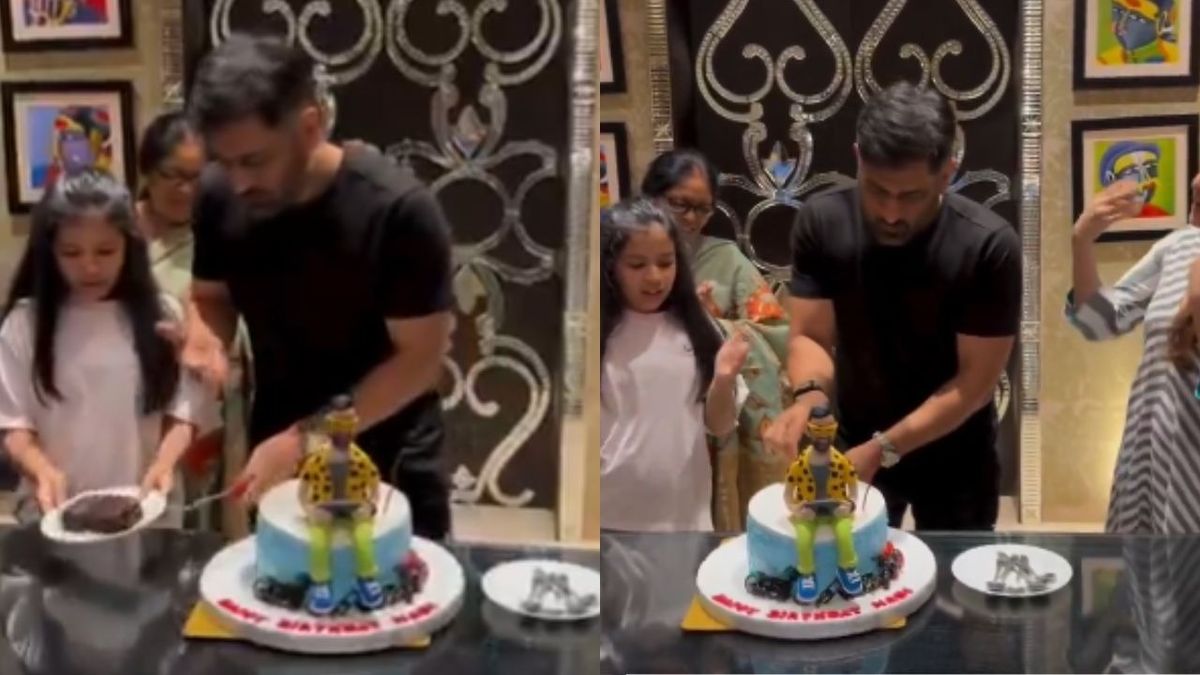 Sport : MS Dhoni ने ऐसे सेलिब्रेट किया 44वां बर्थडे, केक के डिजाइन ने खींचा सबका ध्यान, वीडियो वायरल #INA