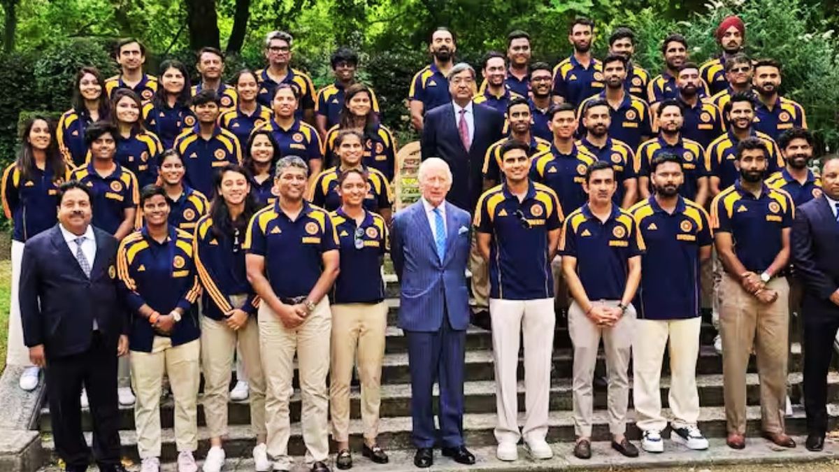 Sport : IND vs ENG लॉर्ड्स टेस्ट के बाद किंग चार्ल्स III से मिली भारतीय पुरुष और महिला टीम, जोरदार हुआ स्वागत #INA