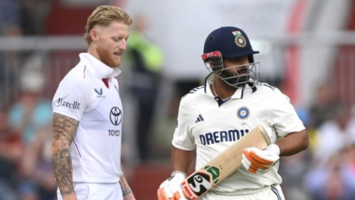Sport : IND vs ENG: मैनचेस्टर टेस्ट में 358 रनों पर सिमटा भारत, इंग्लैंड के कप्तान बेन स्टोक्स ने लिए 5 विकेट, ऋषभ पंत ने बनाए 54 रन #INA