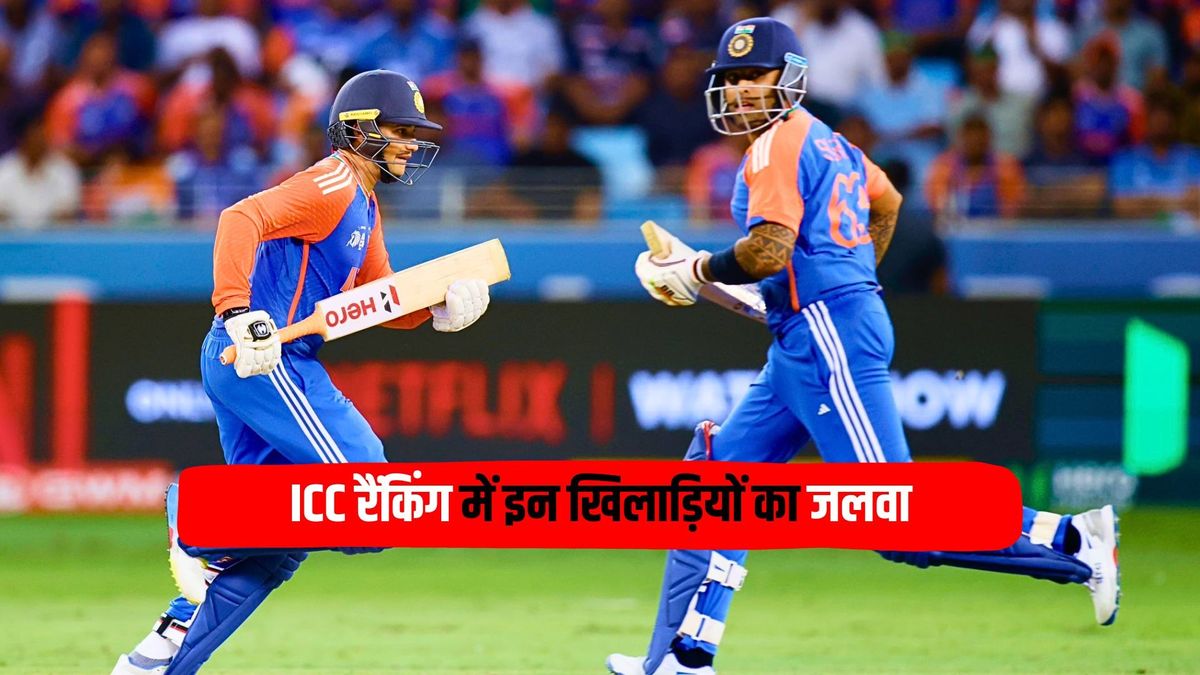 Sport : ICC Rankings: एशिया कप में शानदार प्रदर्शन करने वाले अभिषेक शर्मा, सूर्या व तिलक वर्मा का आईसीसी रैंकिंग में धमाल #INA