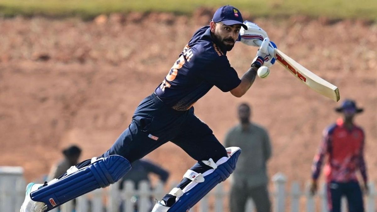 Sport : विराट कोहली की विजय हजारे ट्रॉफी में बल्लेबाजी देखी क्या? छक्के-चौकों से मचा दी धूम, देखें वीडियो #INA