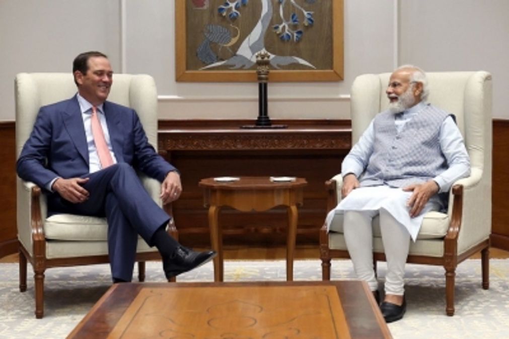 सिस्को के सीईओ ने पीएम मोदी से की मुलाकात