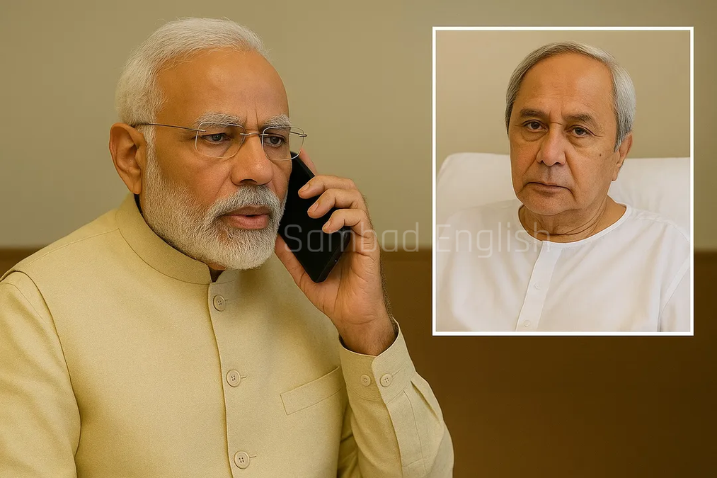PM Modi speaks to Naveen Patnaik, wishes him speedy recovery