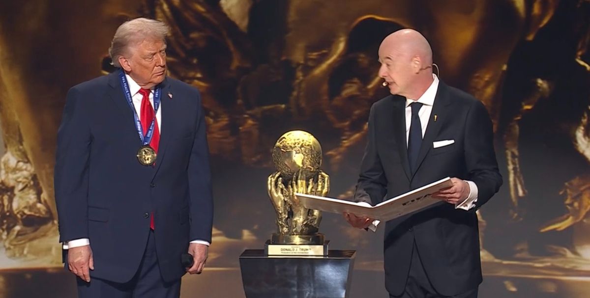 US President Trump awarded FIFA Peace Prize at World Cup draw