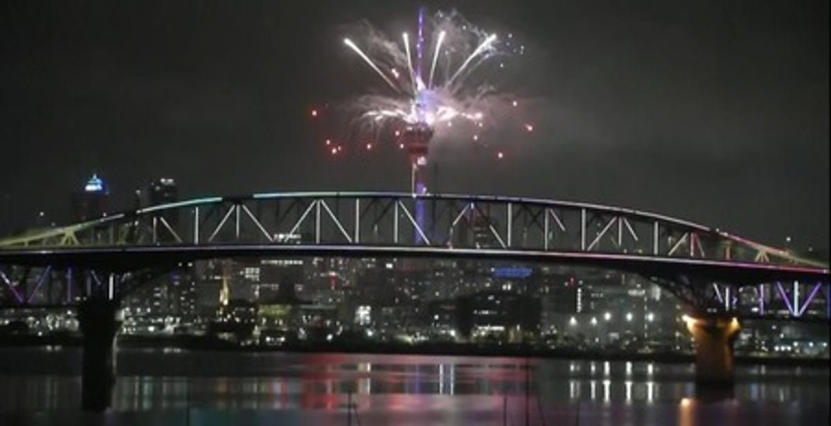 Auckland lights up as New Zealand welcomes 2026 with fireworks