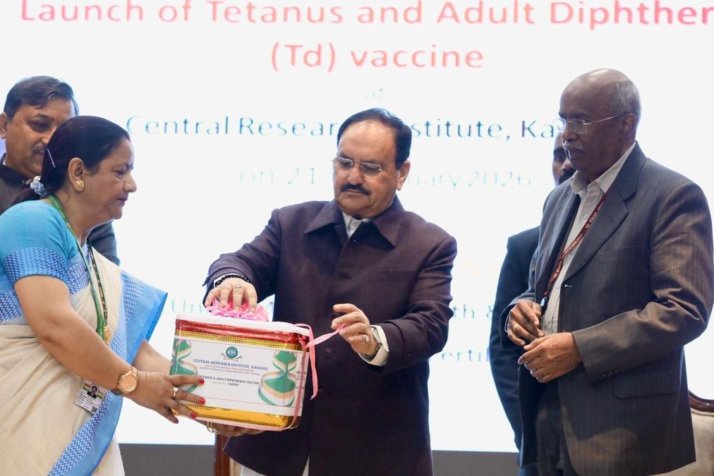 Union Health Minister launches indigenously developed tetanus, adult diphtheria vaccine