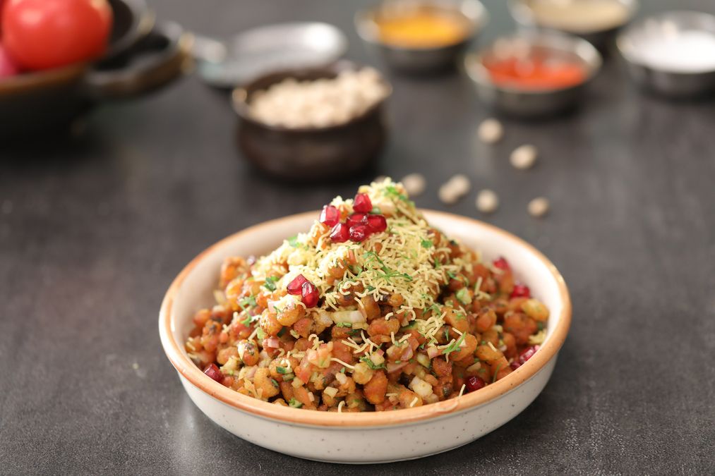 Crispy Chowli Chaat