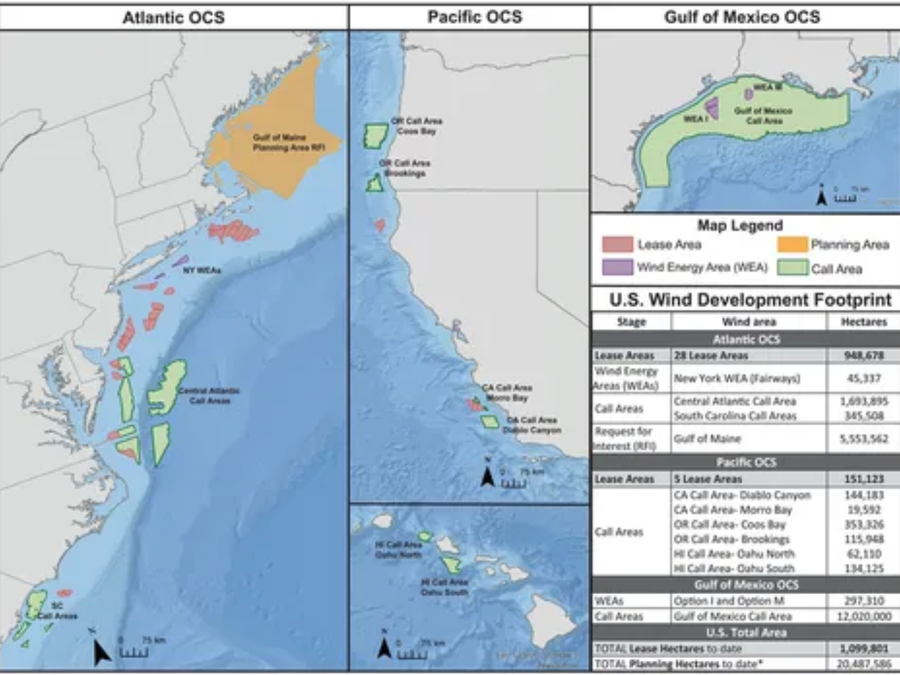 Shattering US Wind Energy Dreams, BOEM Revokes All Federal Offshore Wind Areas