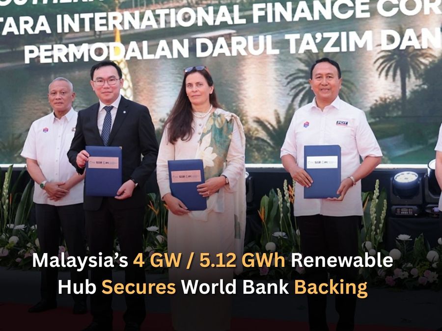 Malaysia’s 4 GW / 5.12 GWh Renewable Hub Secures World Bank Backing