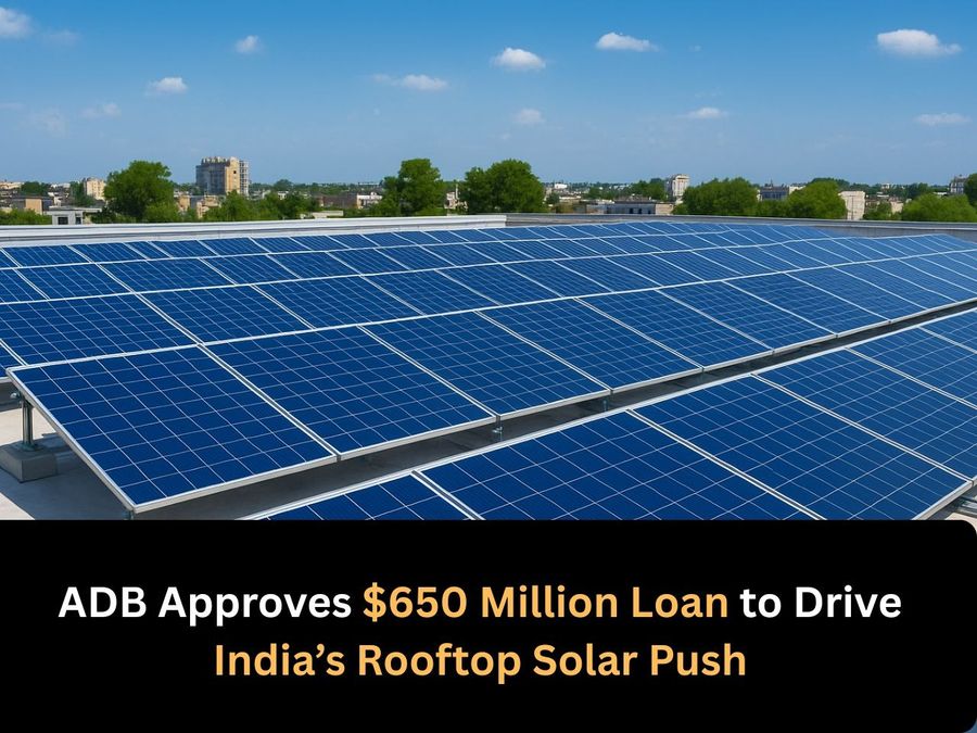 ADB Approves $650 Million Loan to Drive India’s Rooftop Solar Push