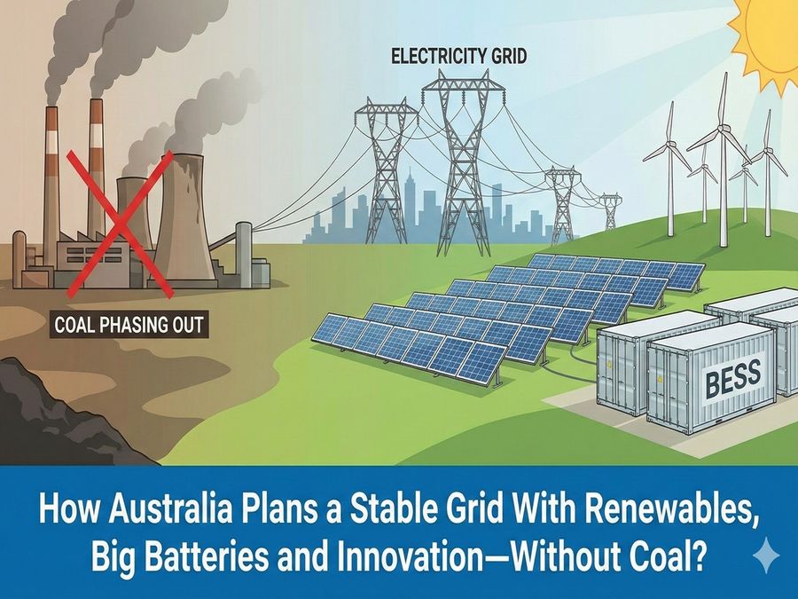 How Australia Plans a Stable Grid With Renewables, Big Batteries and Innovation—Without Coal?