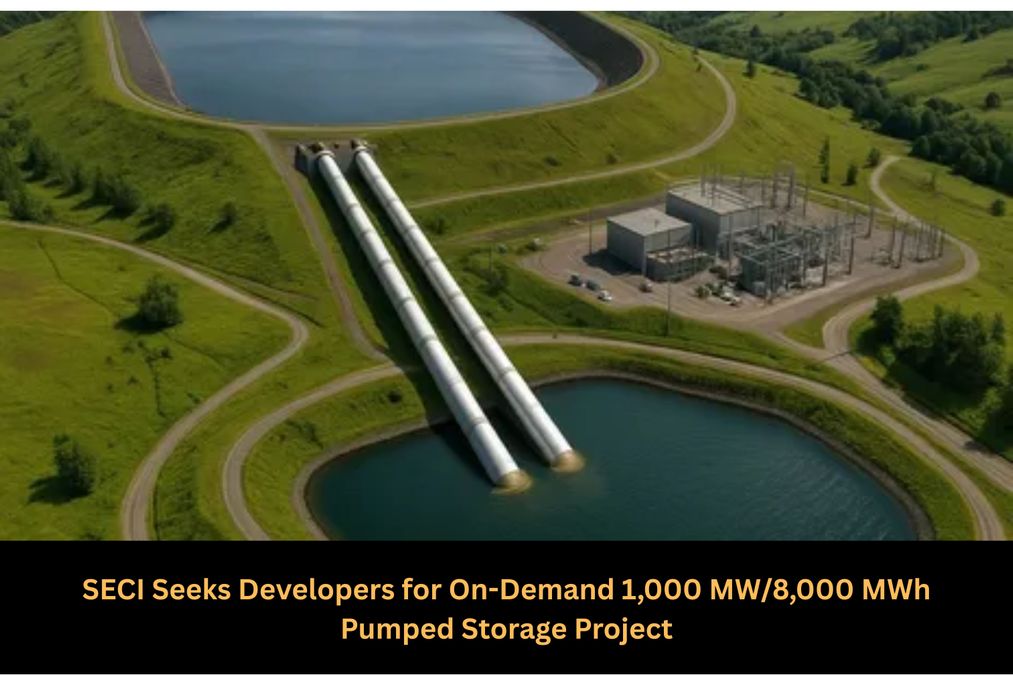 SECI Seeks Developers for On-Demand 1,000 MW/8,000 MWh Pumped Storage Project