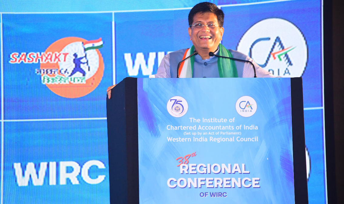 Union Minister Piyush Goyal Outlines Economic Road Map at ICAI Conference