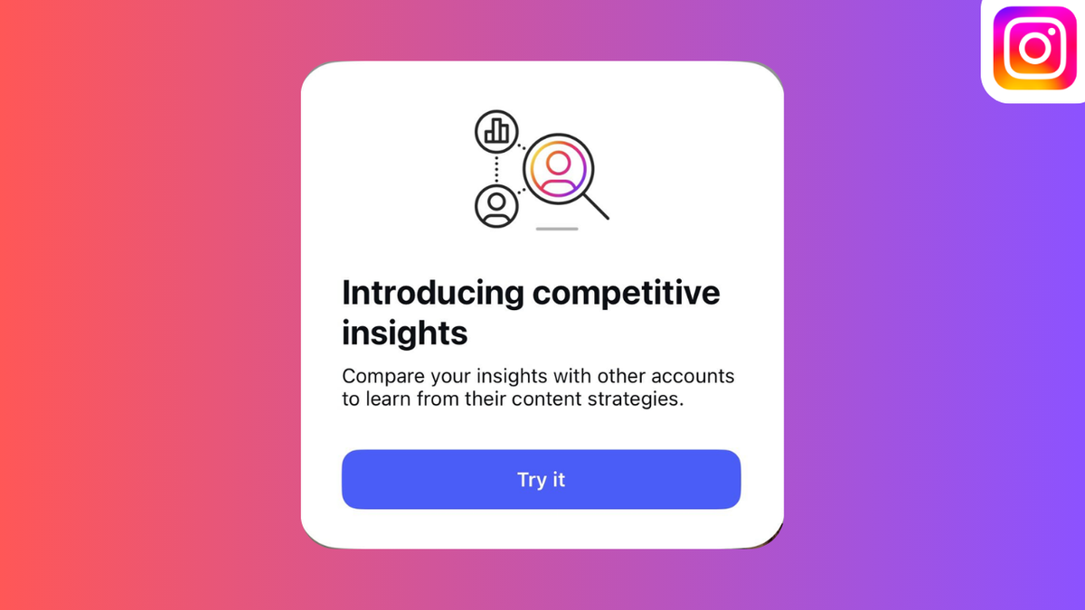 Instagram Competitive Insights tool screenshot