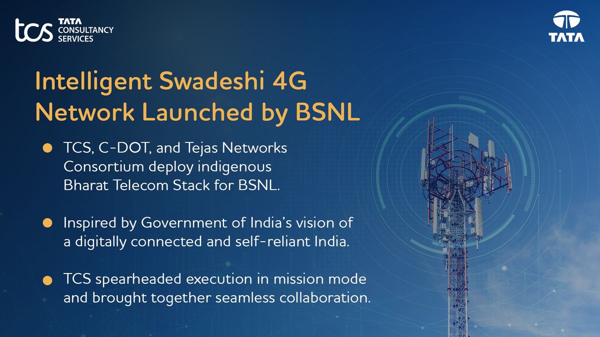 BSNL launches indigenous Bharat Telecom Stack