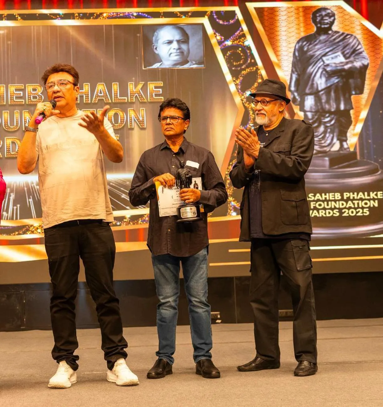 Anu Malik performs live on stage