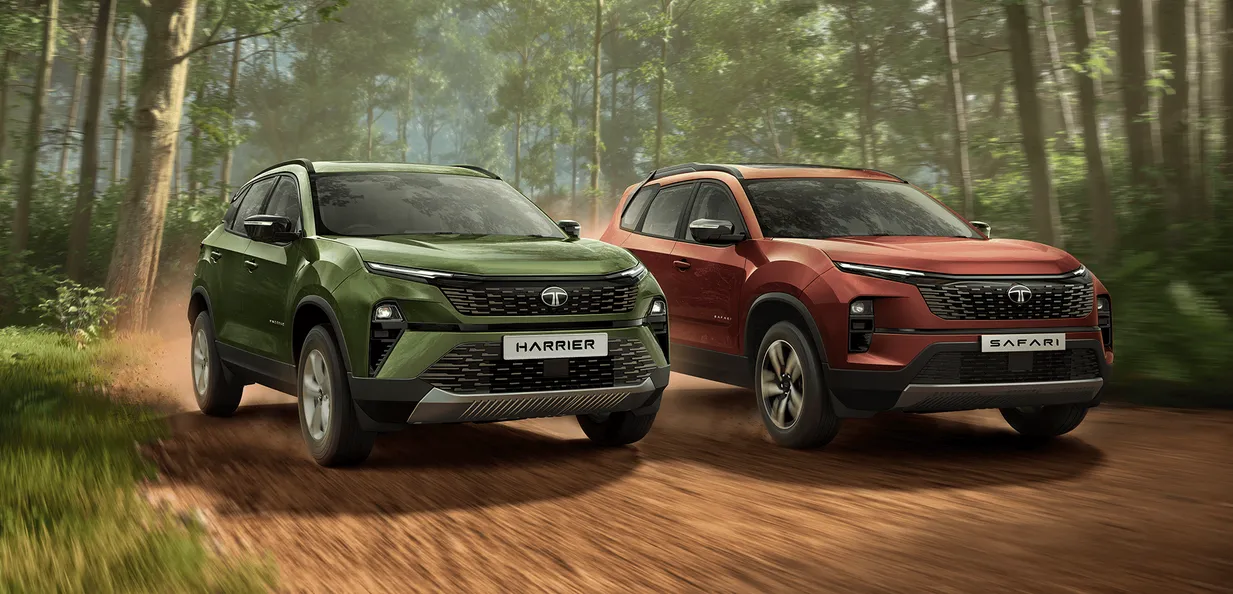 Tata Harrier and Tata Safari Adventure X Key Visual