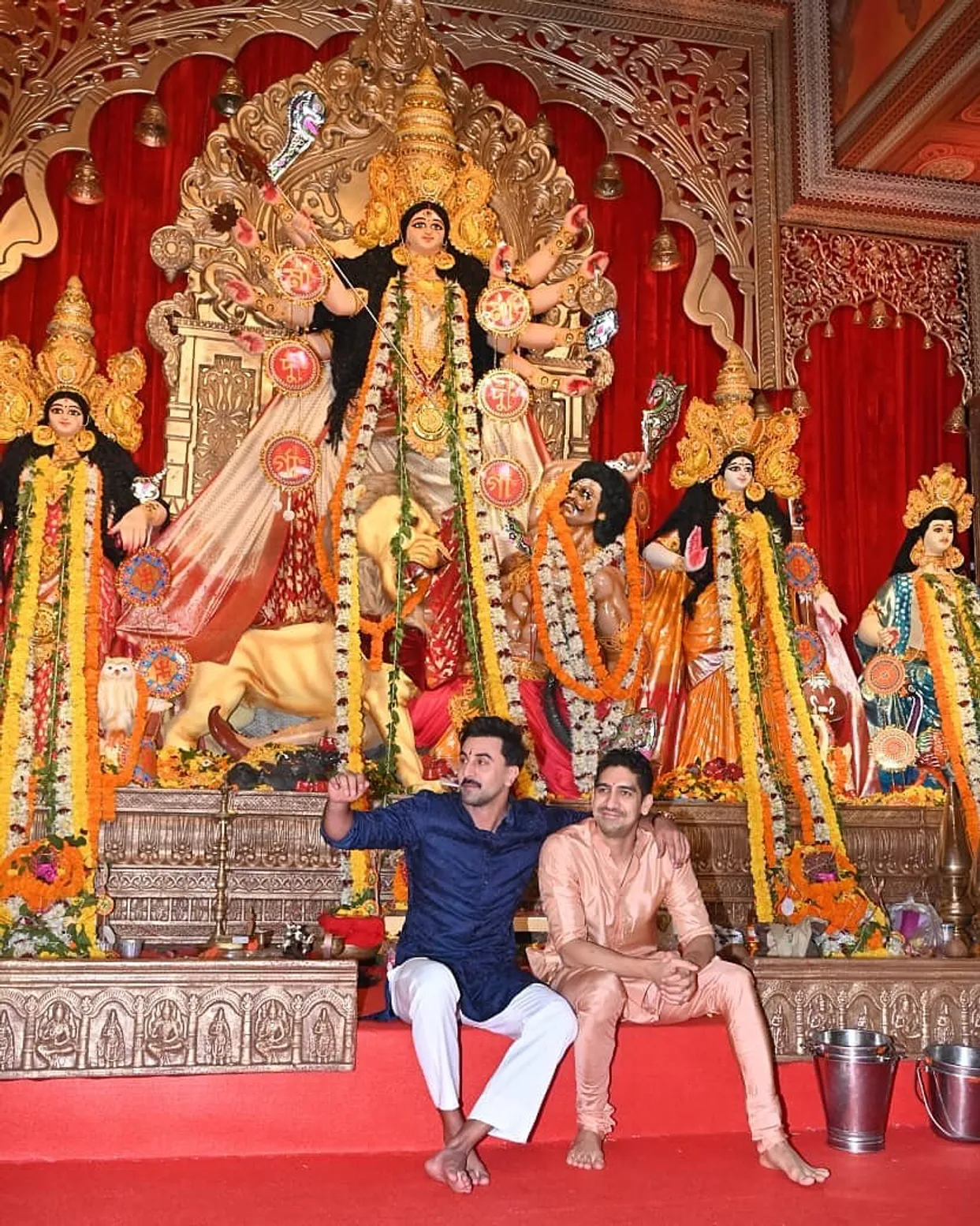 Ranbir Kapoor Seeks Blessings with Ayan Mukerji