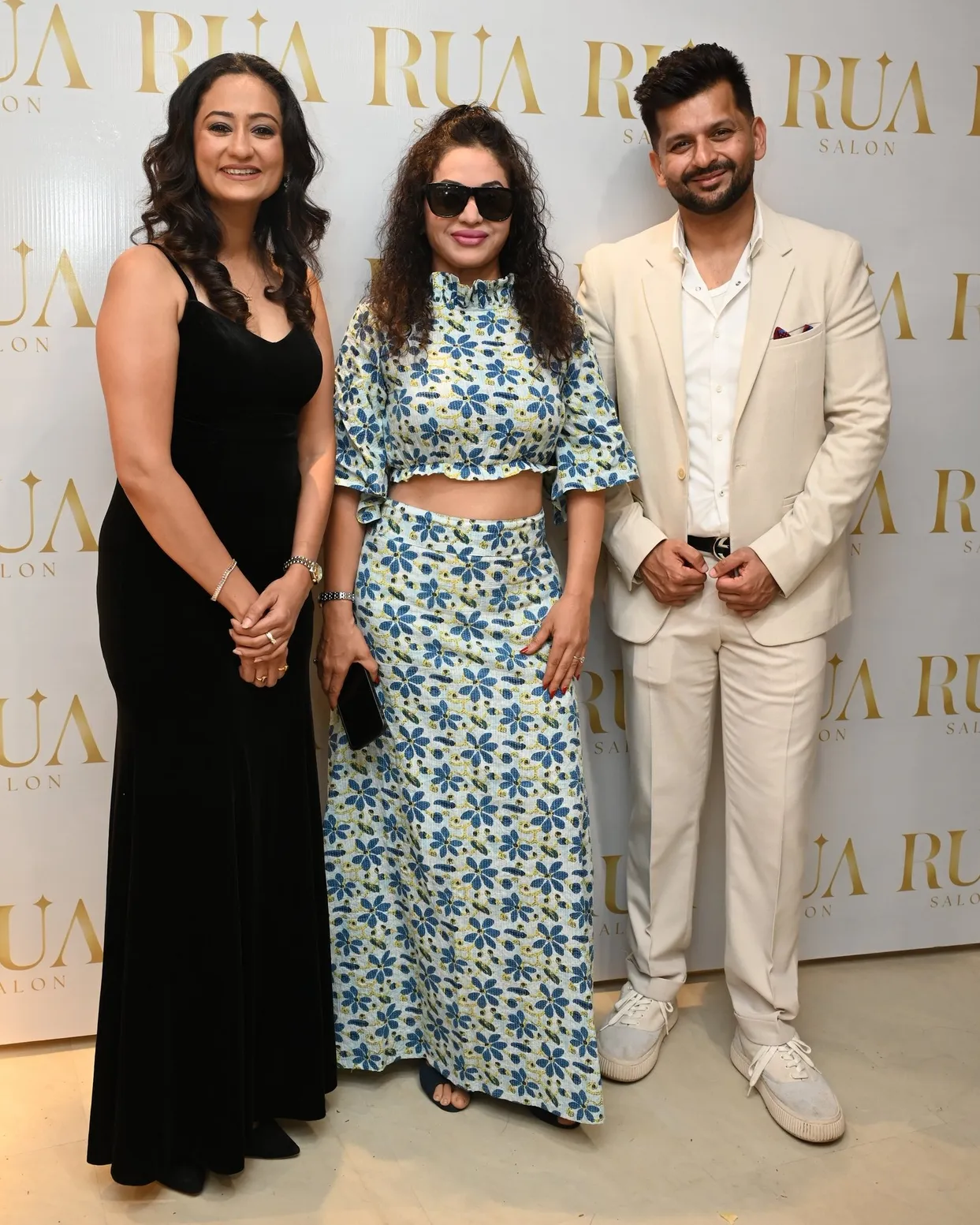Unnati Gupta with Mreenal Deshraj and Vishal Gupta