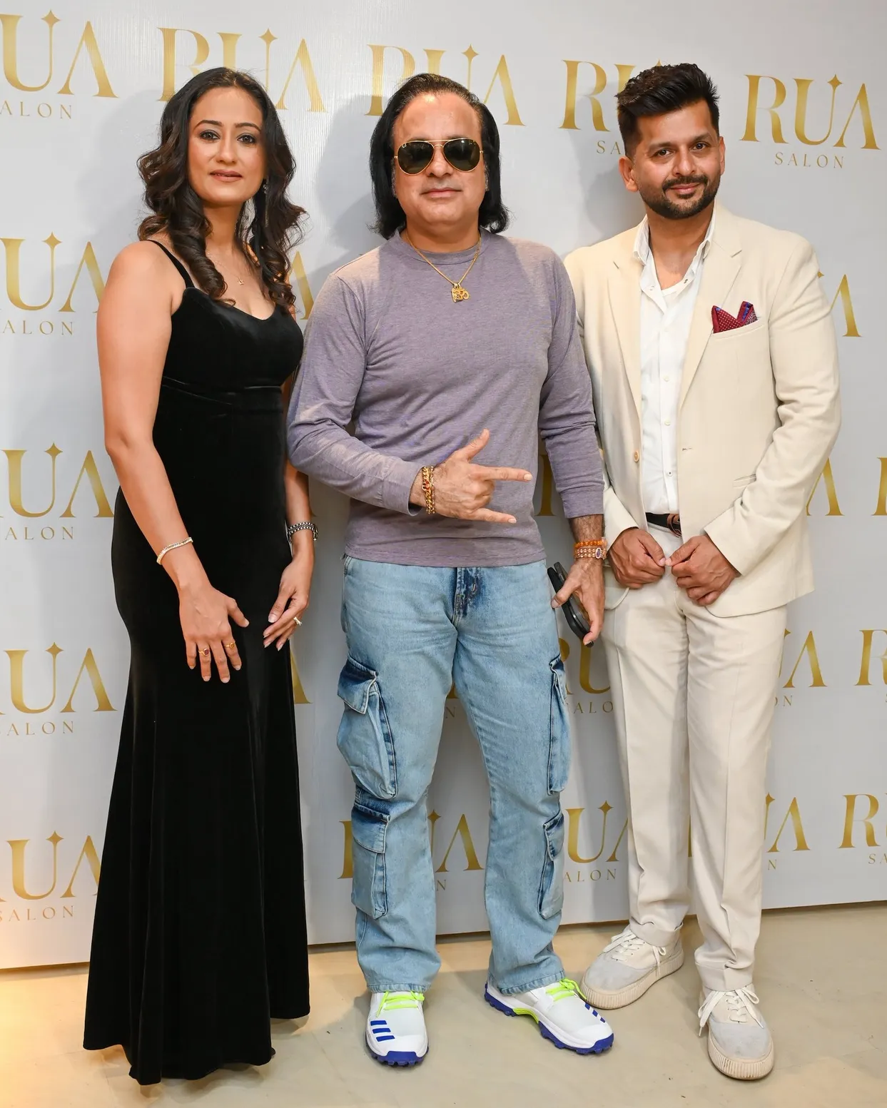 Unnati Gupta with Prashant Virendra Sharma and Vishal Gupta