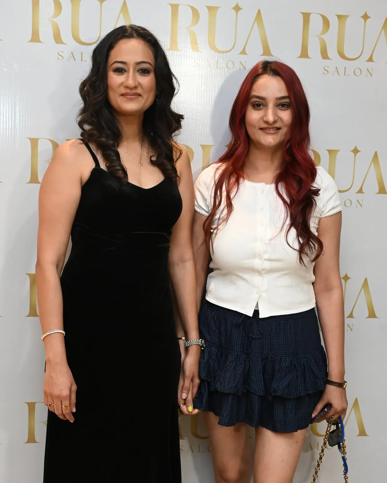 Unnati Gupta, with  Ramandeep Kaur