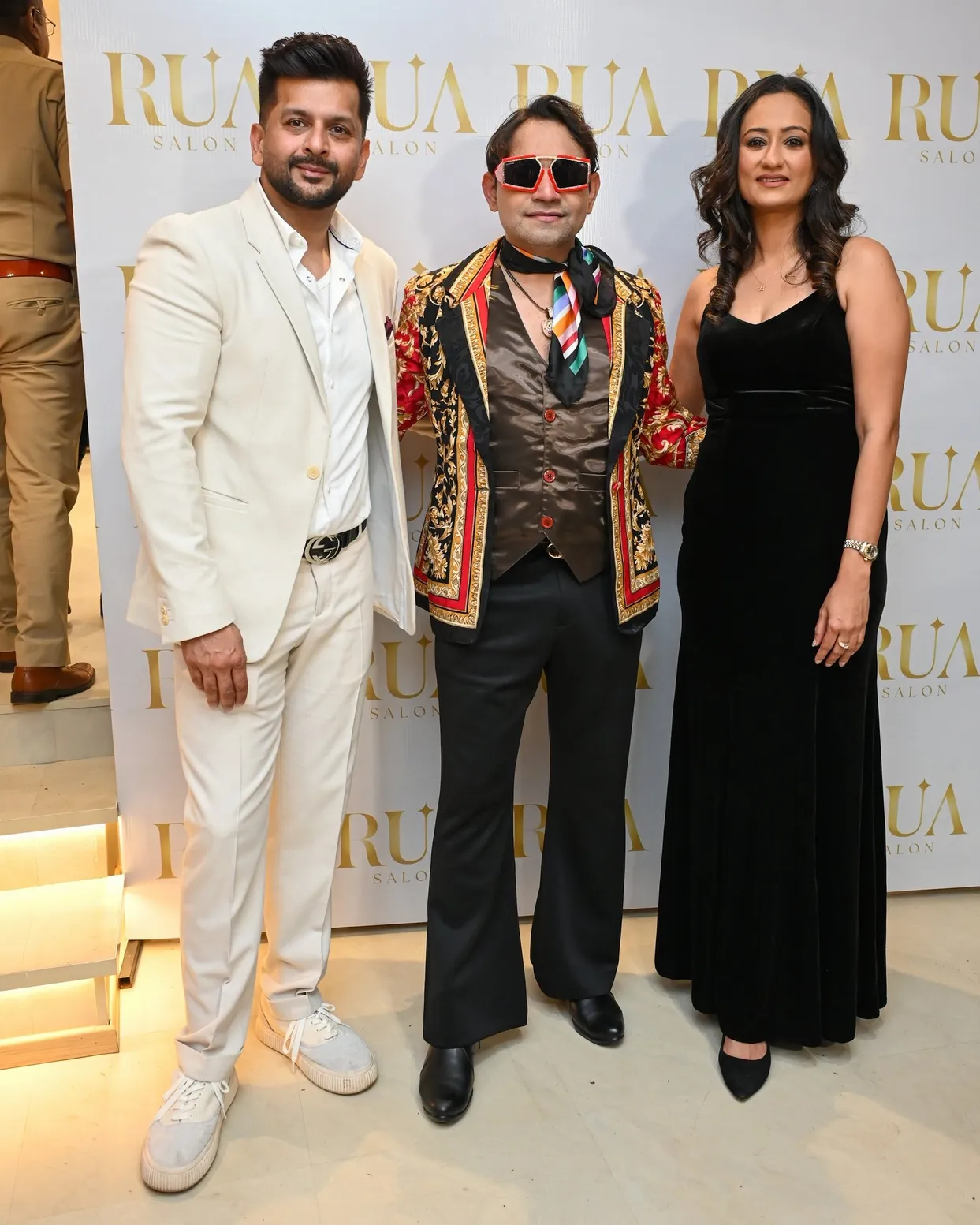 Vishal Hupta and Unnati Gupta with Palash Datta
