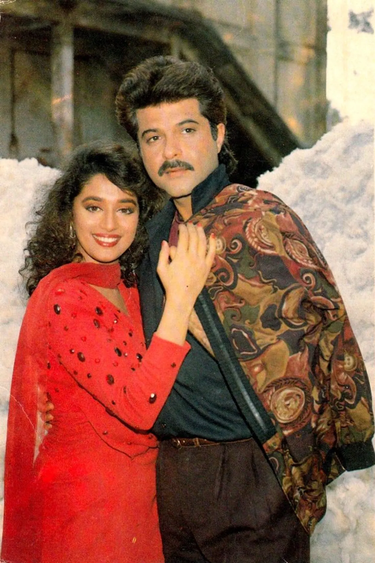 Madhuri Dixit and Anil Kapoor.