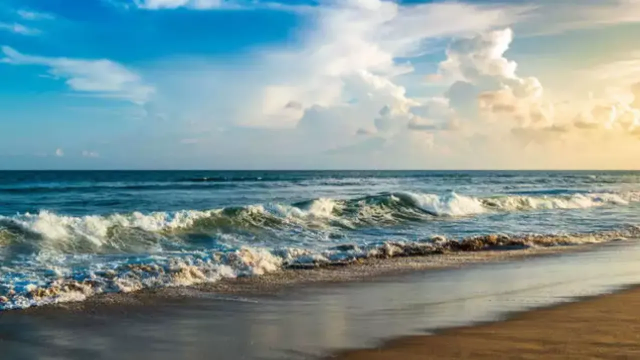 Shivrajpur Beach in India