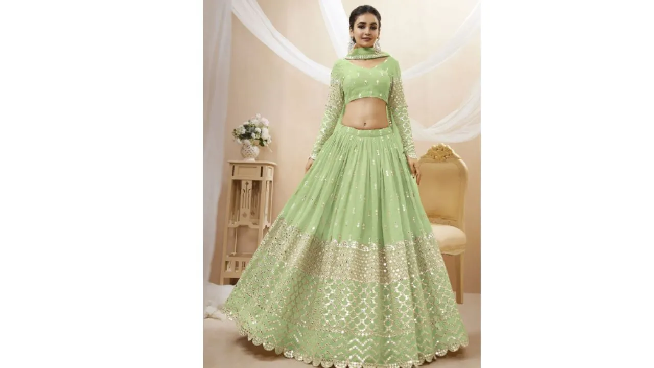 Semi-Stitched Lehenga