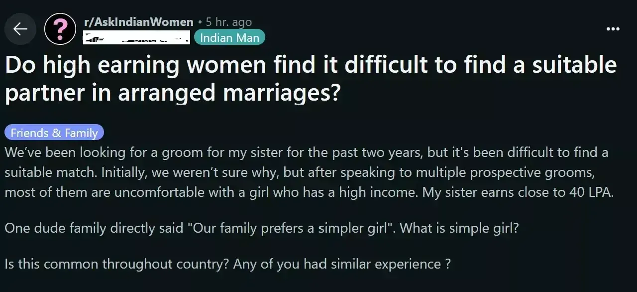 Reddit Post 