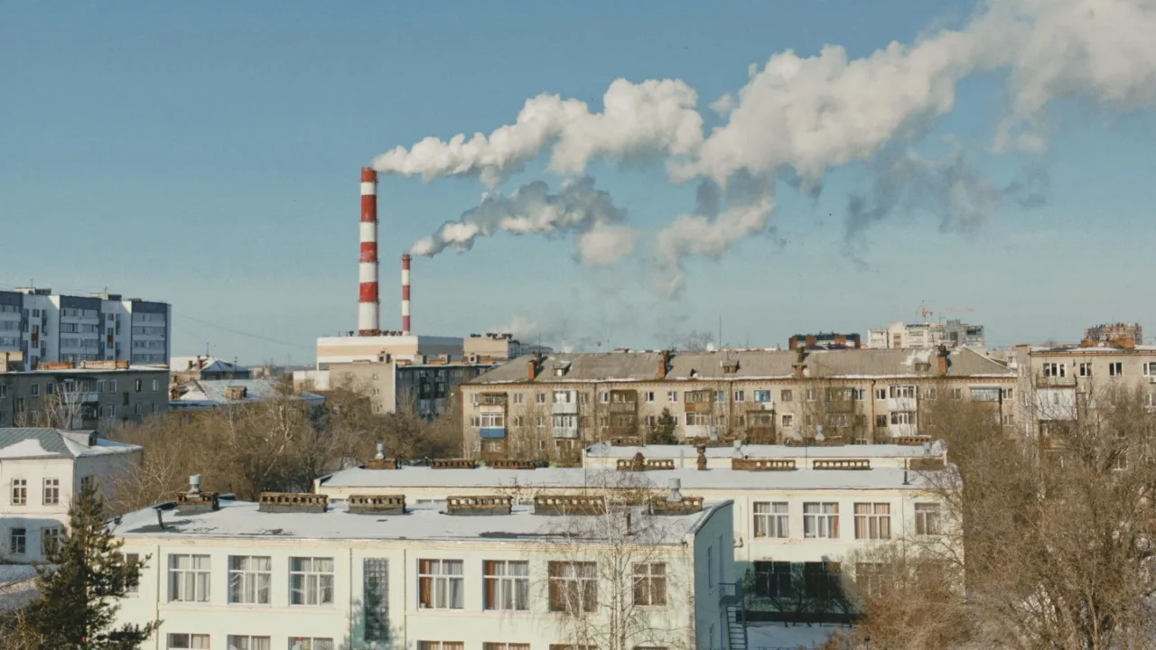 Carbon emissions causing global warming 