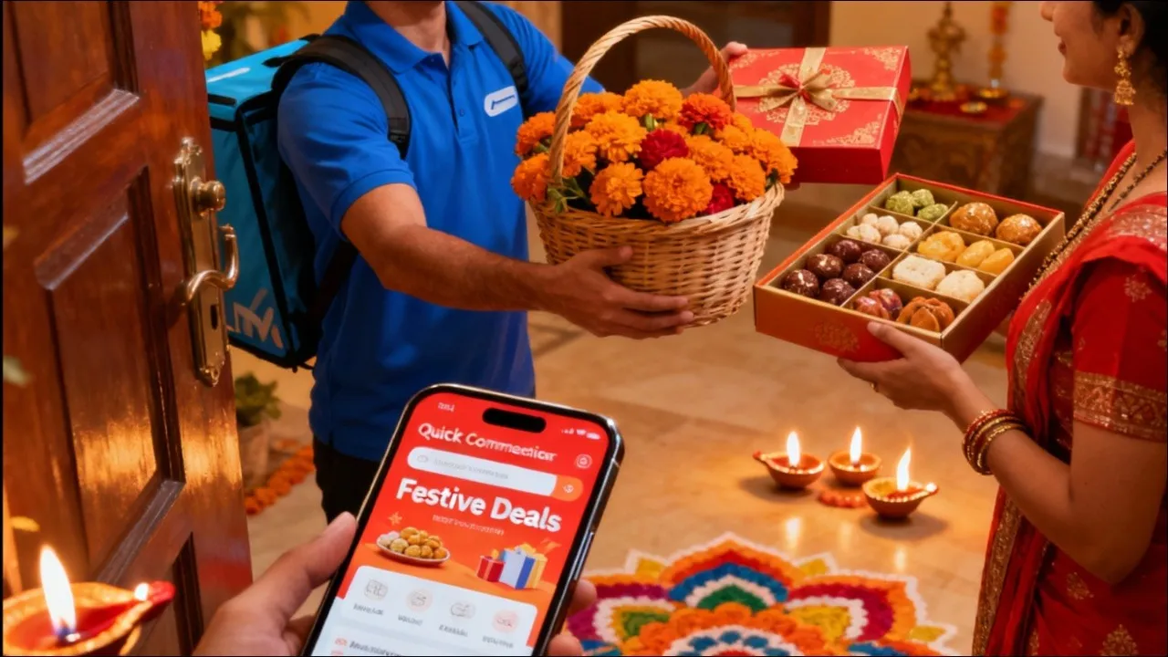 Kiranas to clicks: analysing the impact of q-commerce in India's last-minute festive shopping