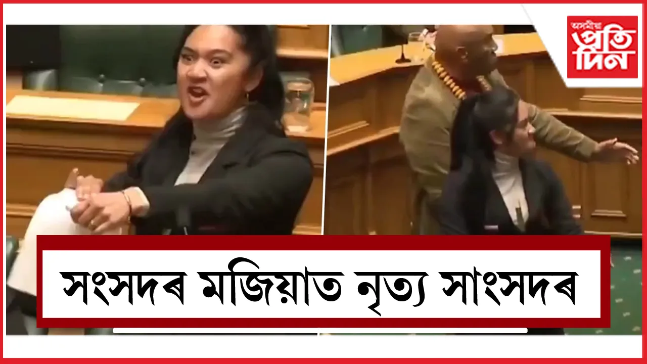 সংসদৰ মজিয়াত নৃত্য সাংসদৰ