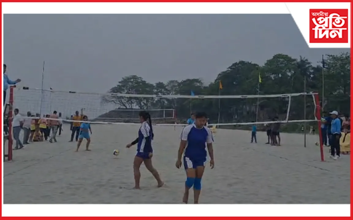 ধুবুৰীত আন্তঃজিলা বীচ্ছ  ভলীবল প্ৰতিযোগিতা