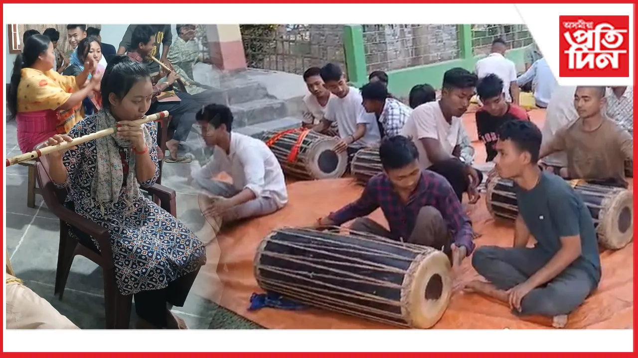 বৰমাত বড়ো জনগোষ্ঠীয় থলুৱা বাদ্যৰ ২০ দিনীয়া কৰ্মশালা আৰম্ভ...