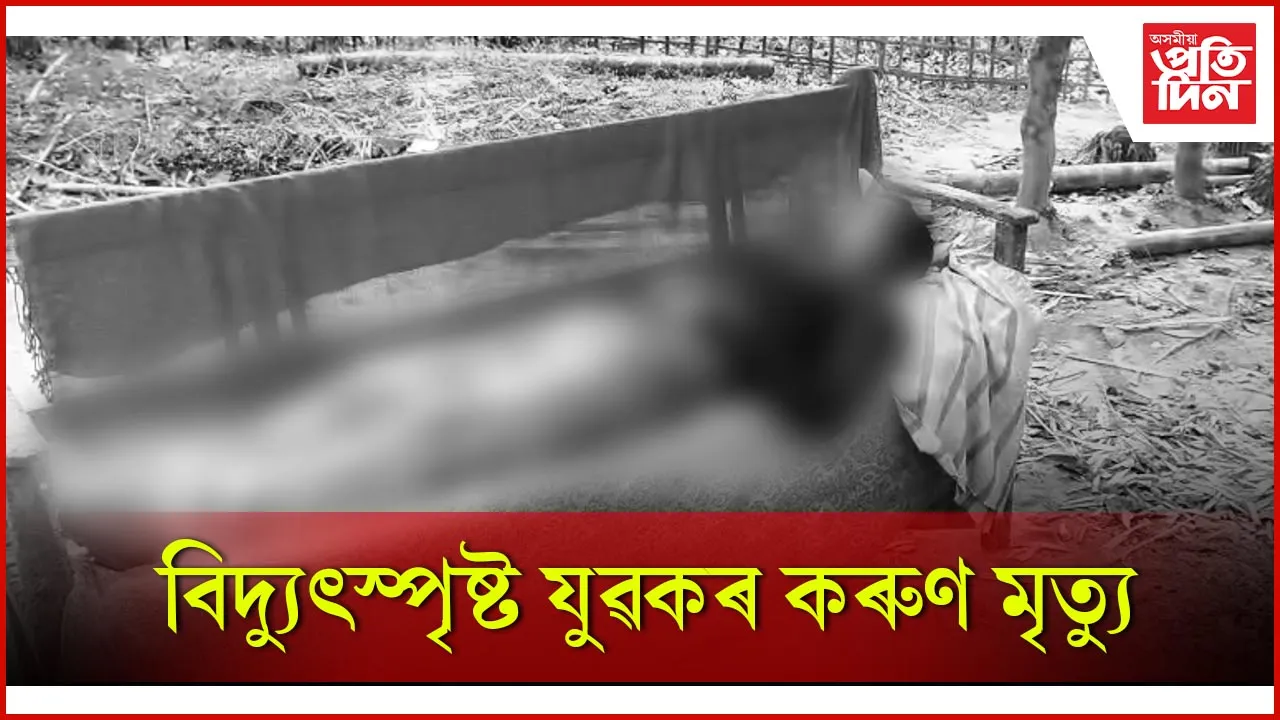 বিদ্যুৎস্পৃষ্ট যুৱকৰ কৰুণ মৃত্যু