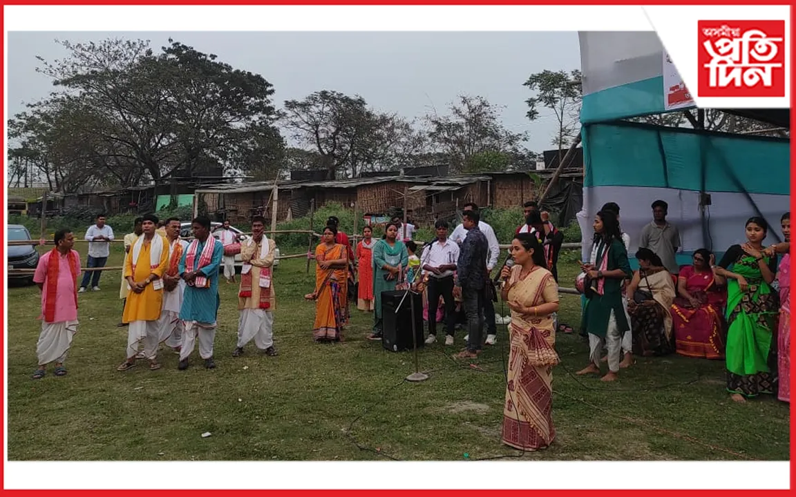 গান্ধাৰৰ উদ্যোগত সদৌ অসম বিহুৰ বিৰাট  আখৰা