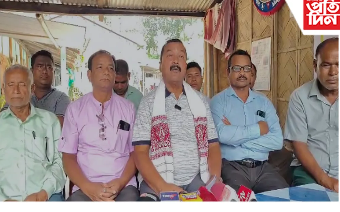 সংবাদমেলযোগে এই কথা স্পষ্ট কৰি দিয়ে এমচিএলএ ঘনশ্যাম দাসে