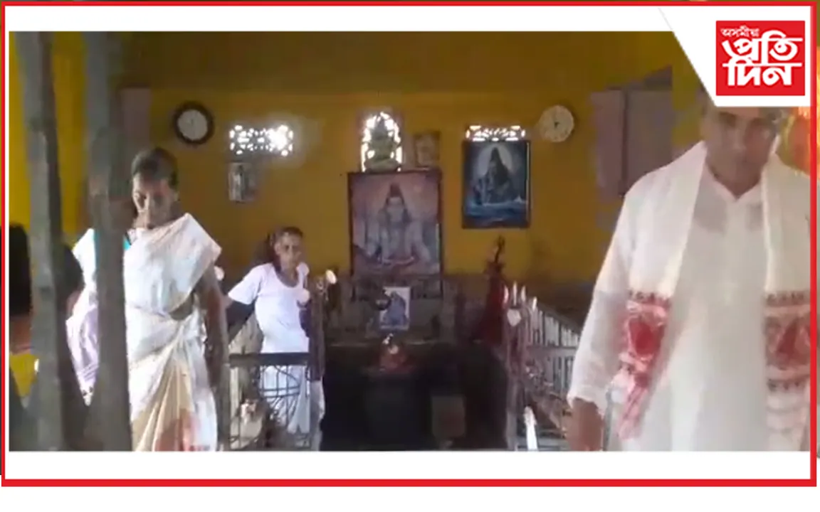 কুসুমটোলাৰ শিৱ মন্দিৰ চুৰি 