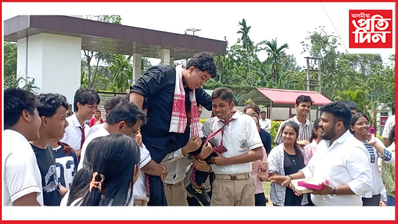শিক্ষাৰ্থীৰ সাফল্যত উৎফুল্লিত গোলাঘাটৰ গুৰুকুল গ্লৱেল একাডেমীঃ অভিনন্দ অনুষ্ঠান সম্পন্ন