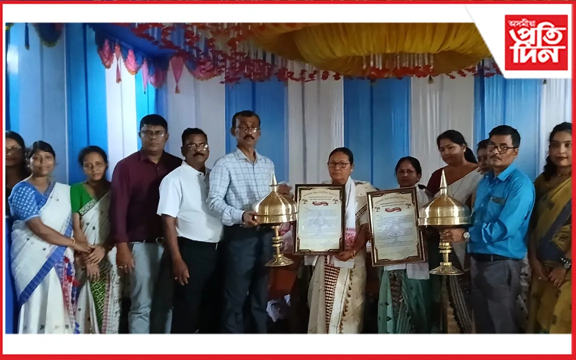  অমিয়া ডেকা আৰু ৰীতা হাজৰিকাক বিদায় সম্ভাষণ 