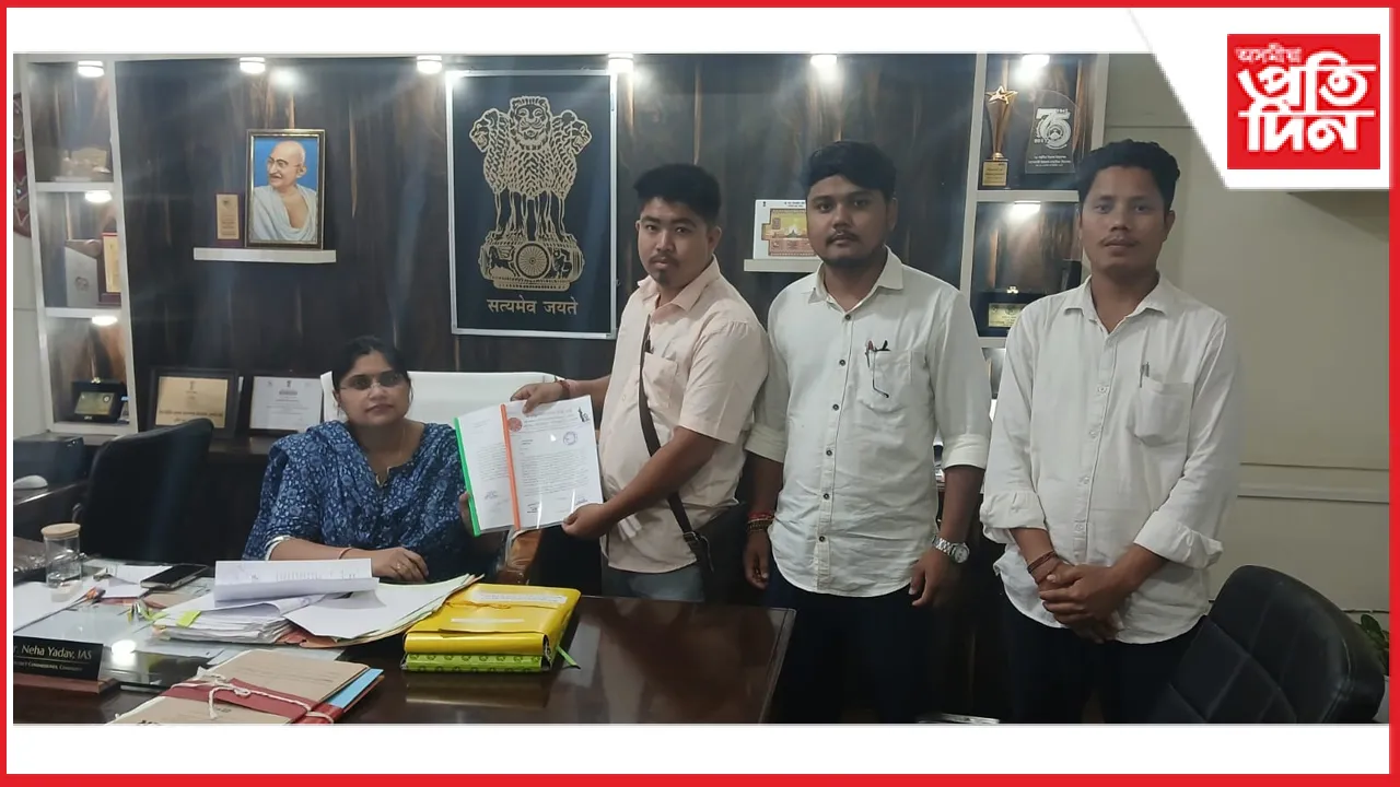 সুৰা বিপণীৰ অনুজ্ঞাপত্র বাতিল কৰাৰ দাবী লাকুৱা আঞ্চলিক ছাত্ৰ সন্থাৰ 